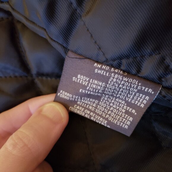 Dockers Wool Blend Car Coat with Scarf (Black, M) NWOT - Picture 7 of 10